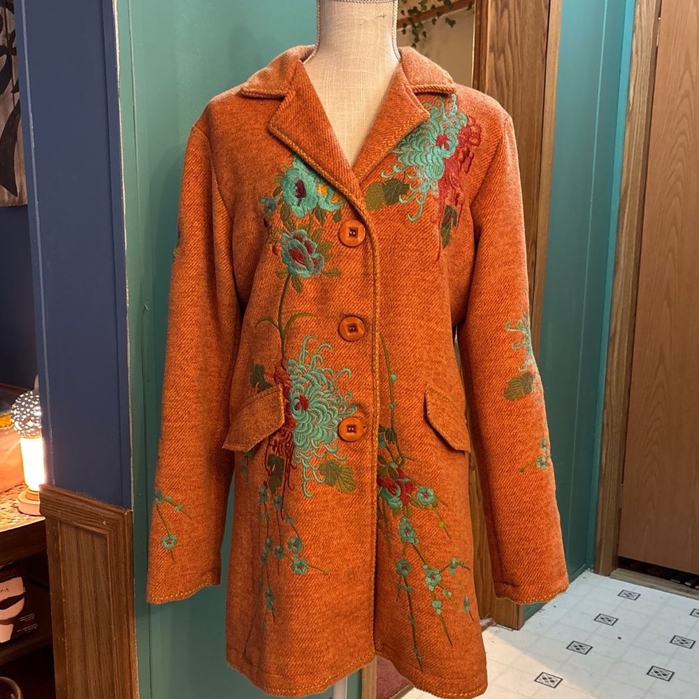 Vintage Paparazzi by Biz Wool Blend Coat